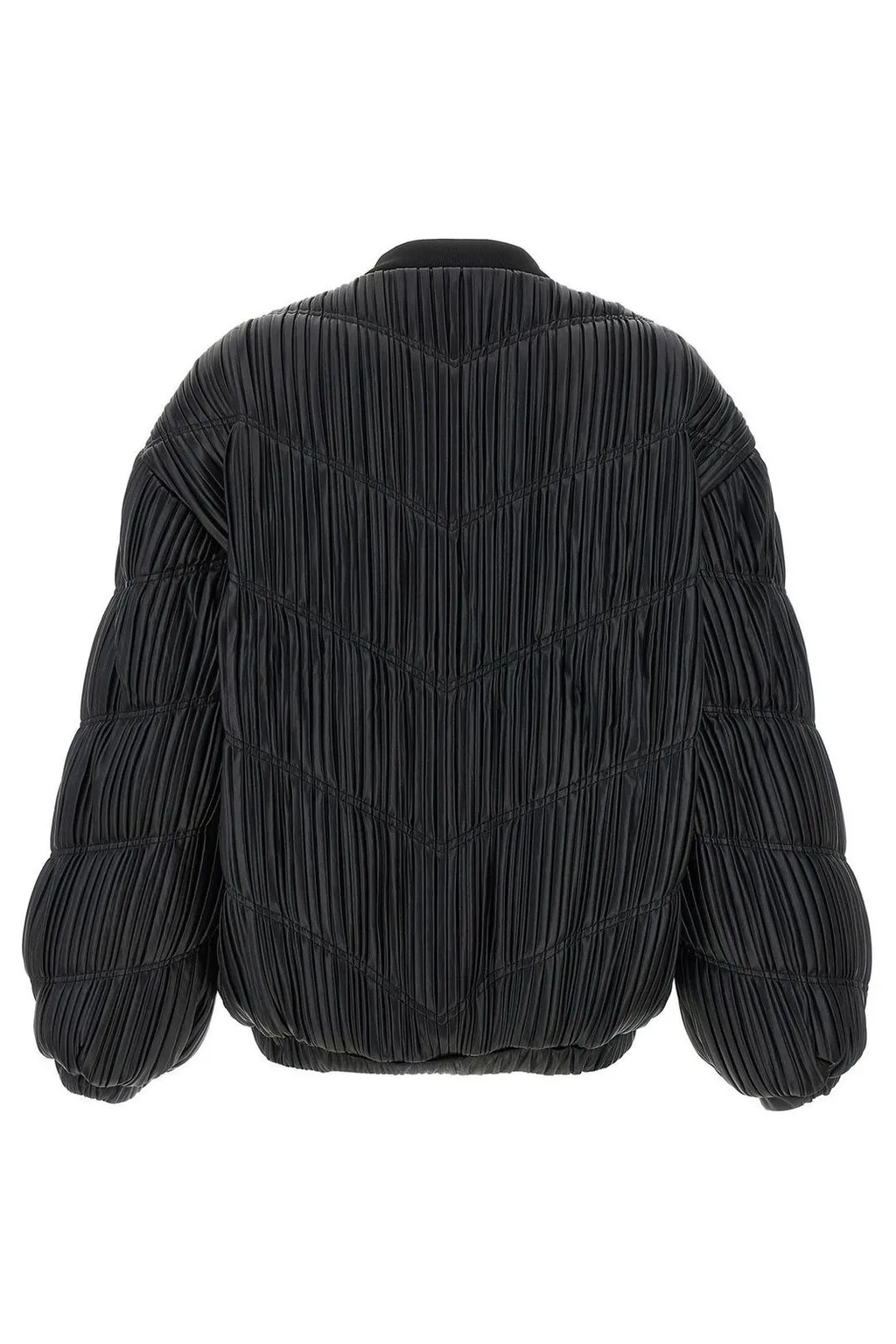 Rotate Pleated Bomber Jacket