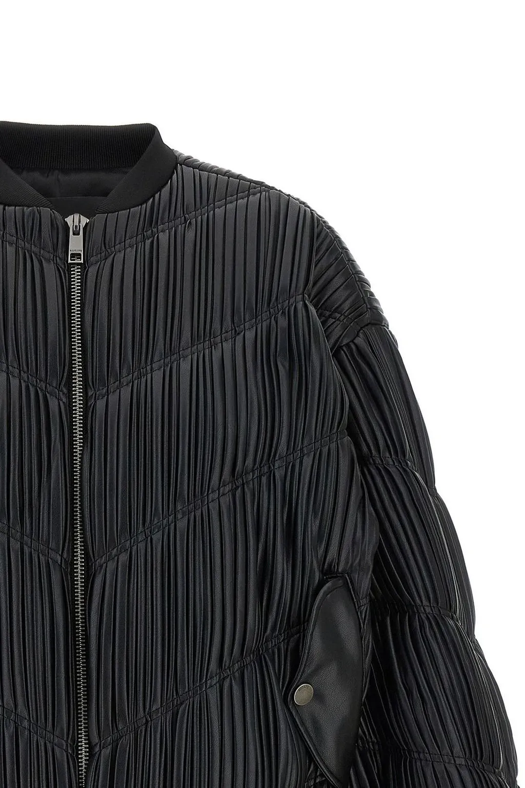 Rotate Pleated Bomber Jacket