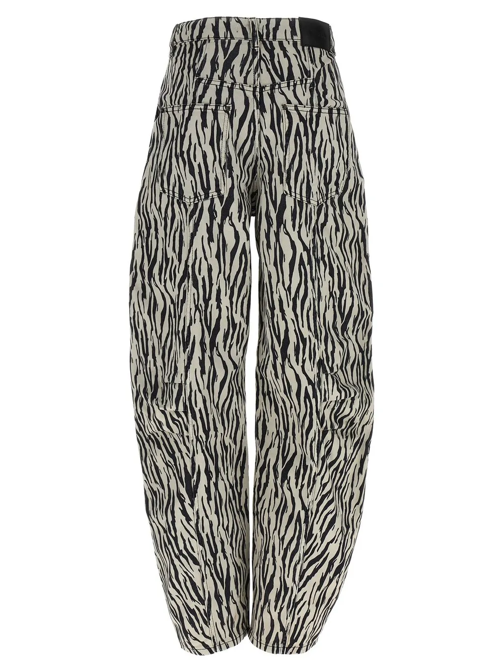 Rotate Printed Twill Cargo Pants