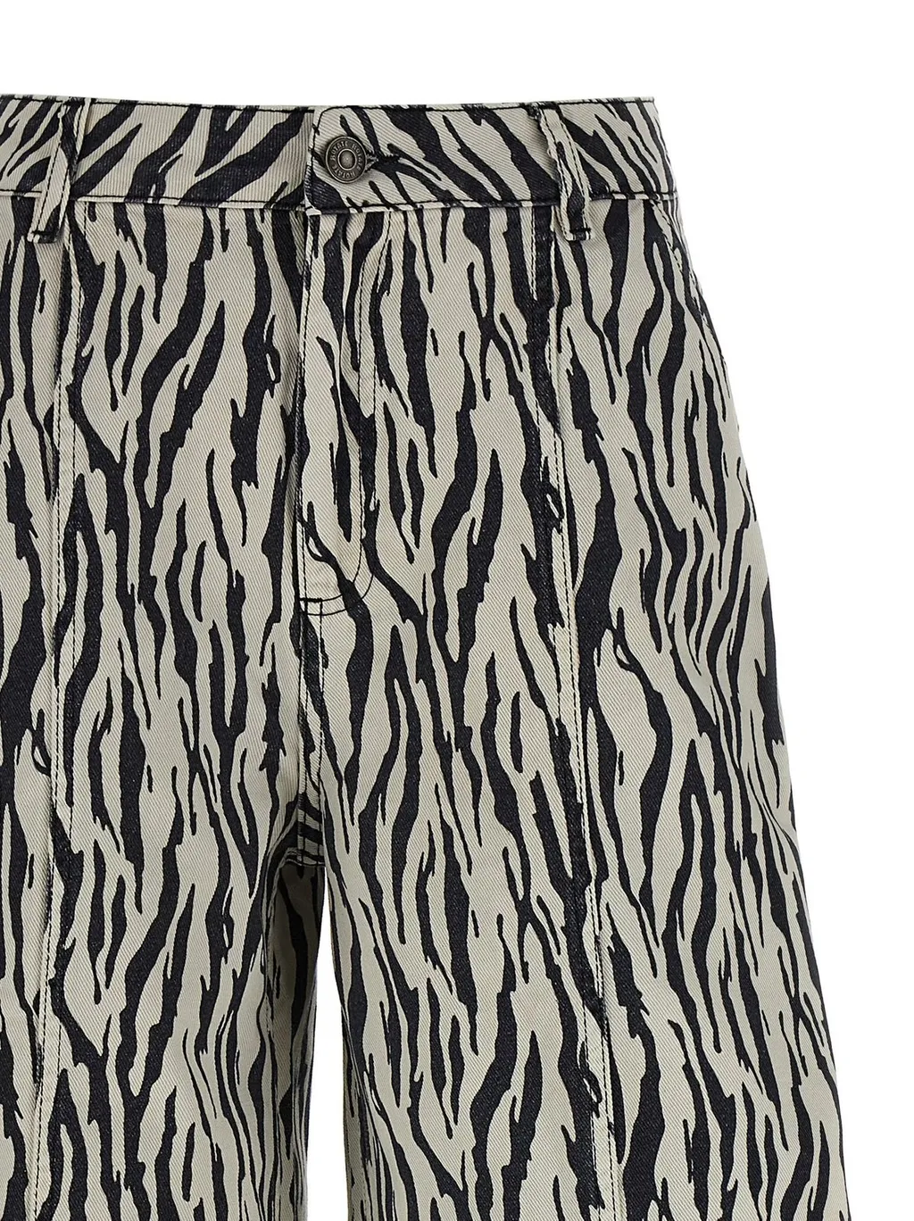 Rotate Printed Twill Cargo Pants