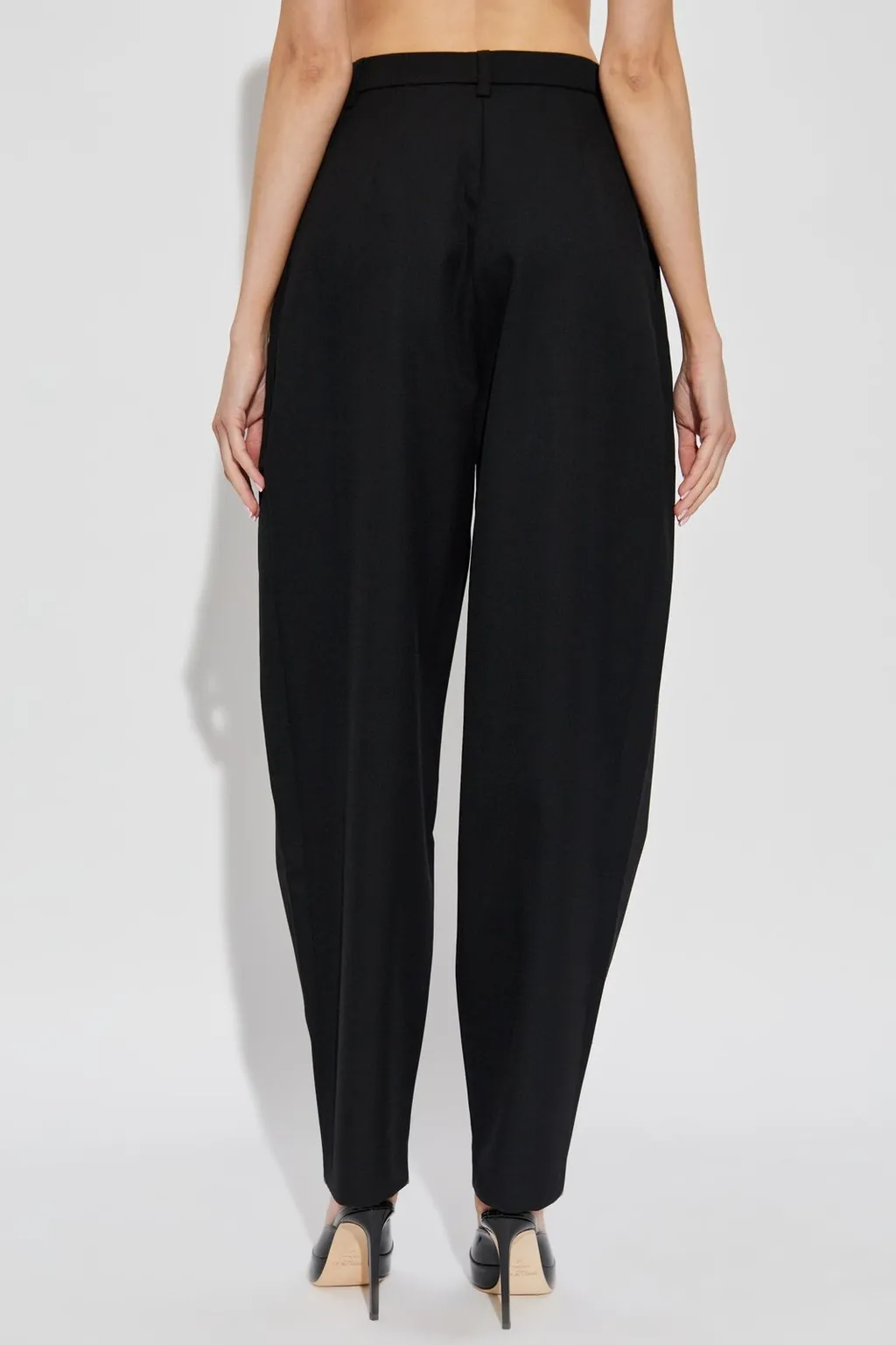 Rotate Pleated High-Waisted Pants