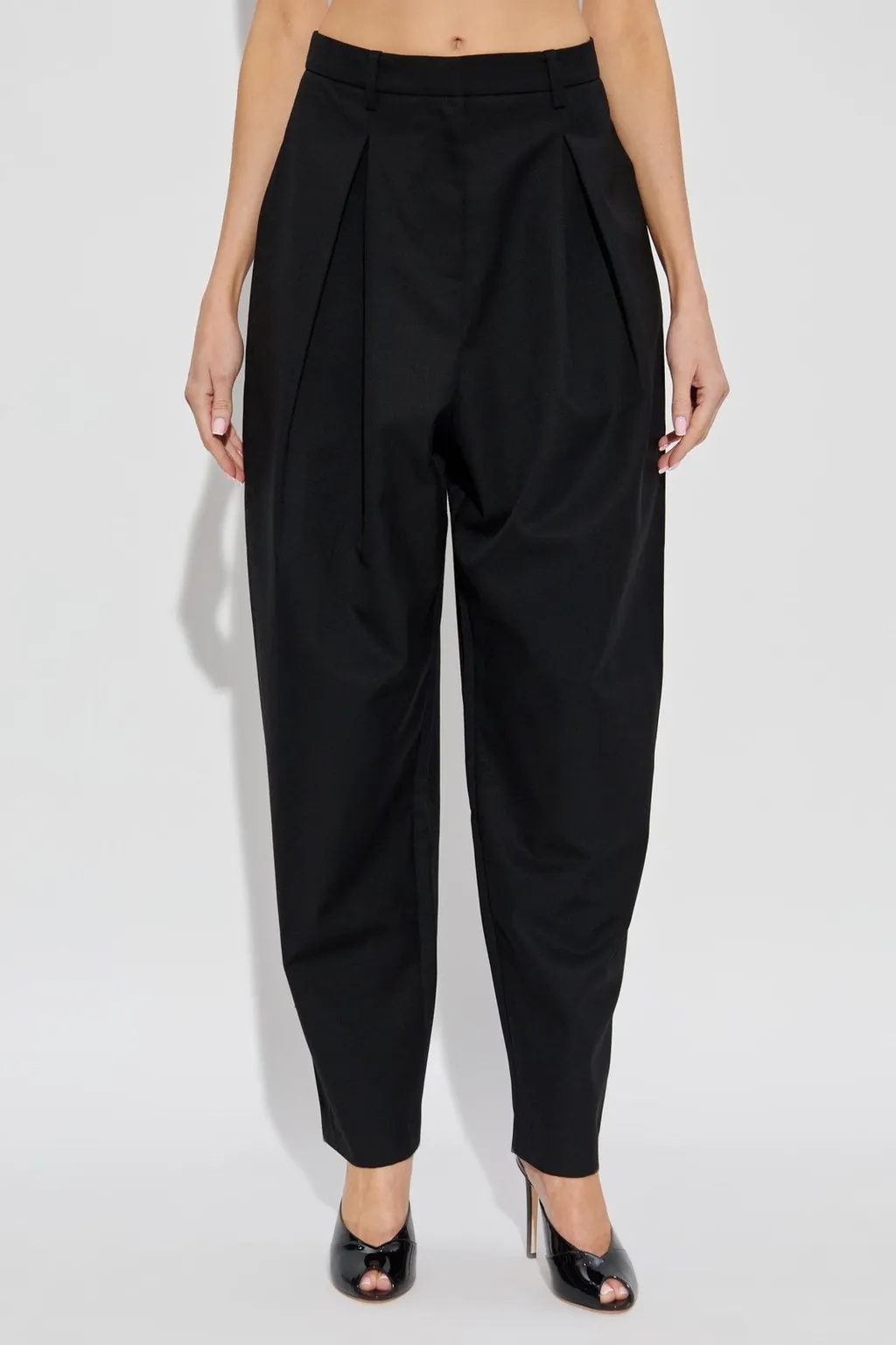 Rotate Pleated High-Waisted Pants