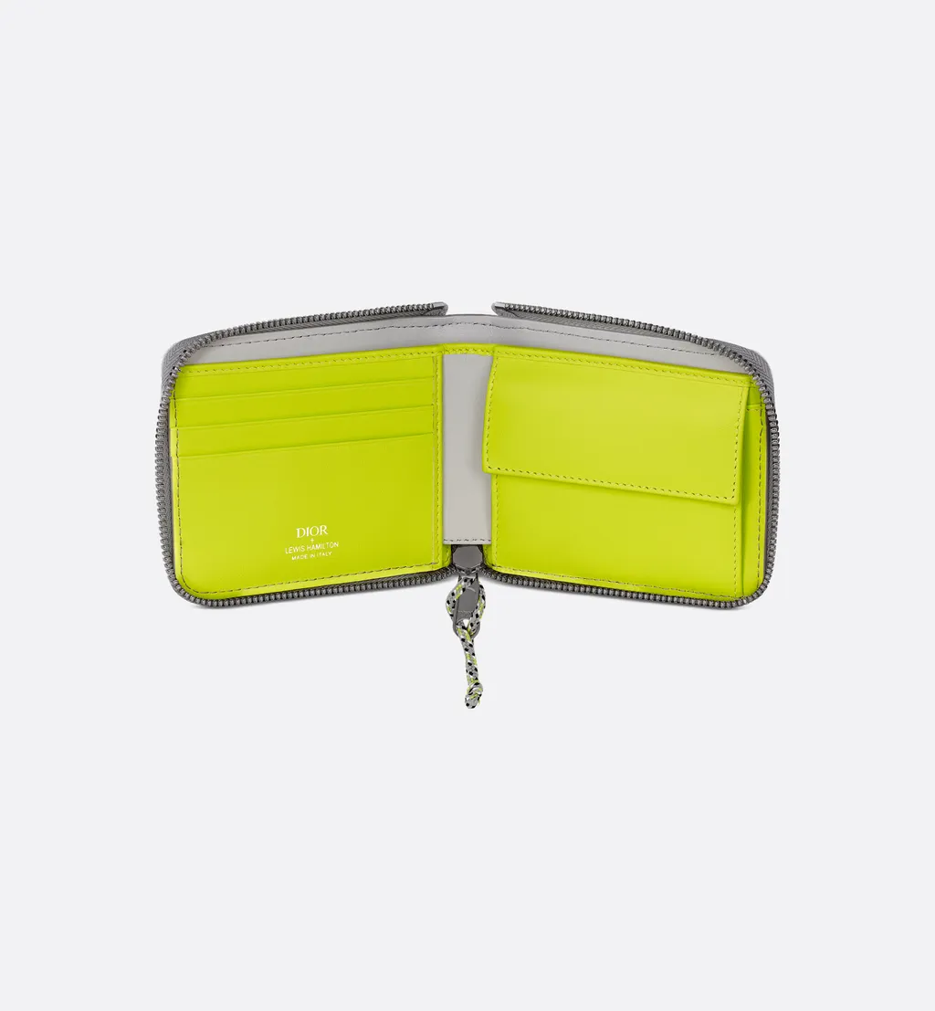 Dior And Lewis Hamilton Zipped Wallet