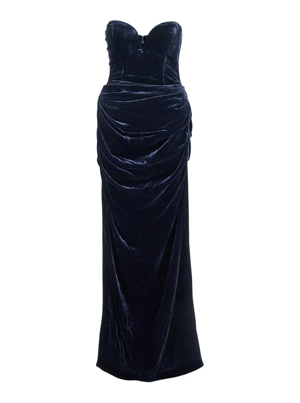 Rotate Velvet Slit Dress