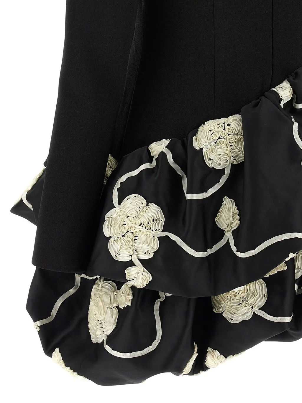 Rotate 3D Flower Bubble Dress