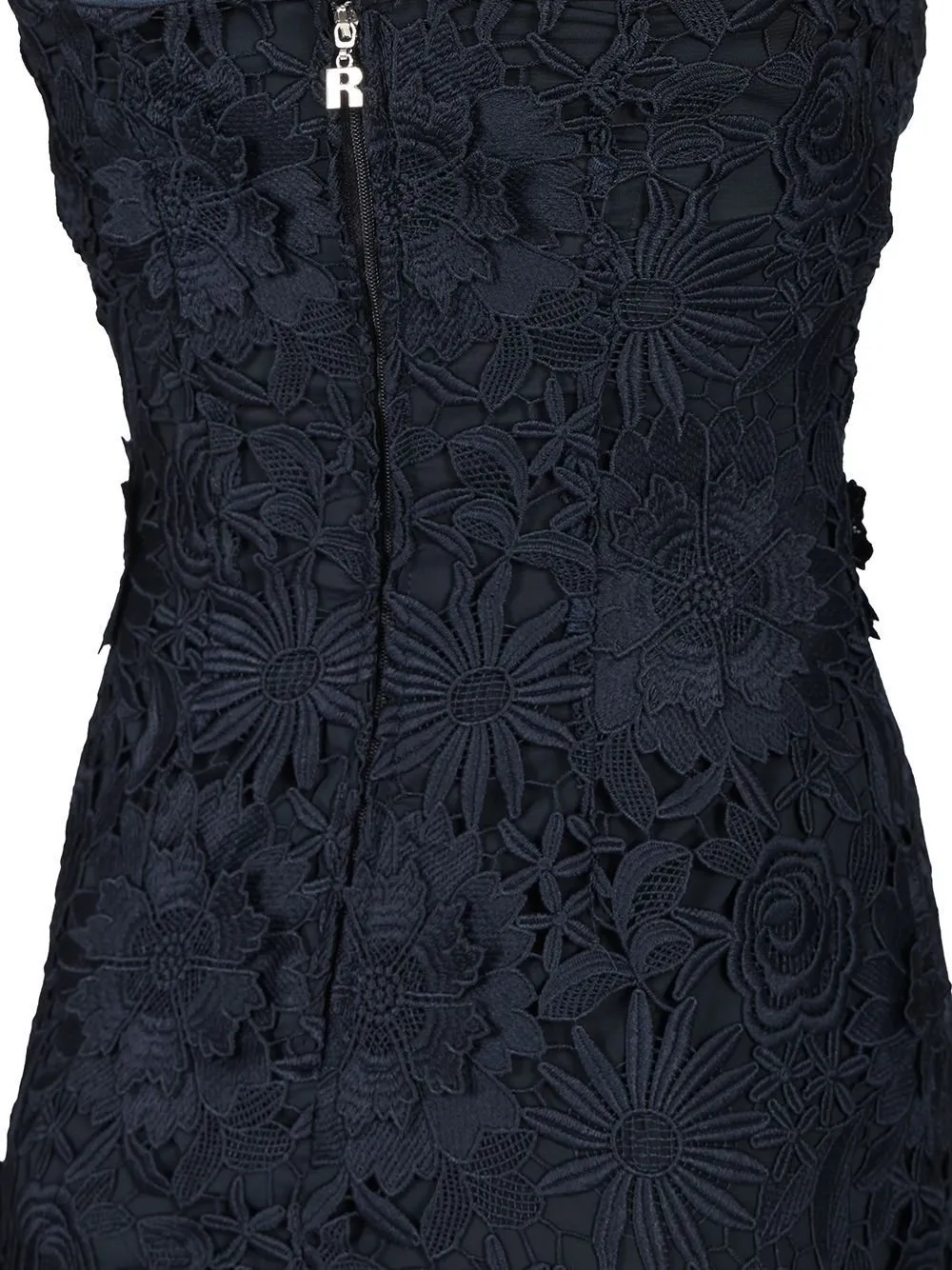 Rotate 3D Lace Detailed Midi Dress