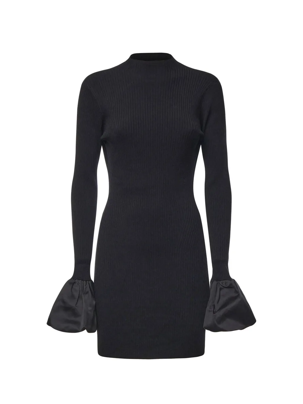 Rotate Ribbed Cut-Out Dress
