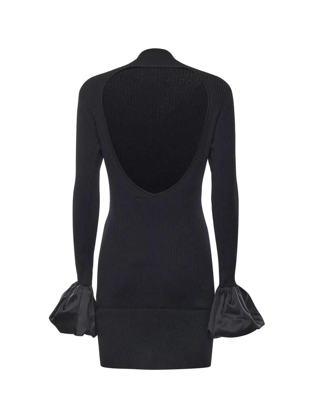 Rotate Ribbed Cut-Out Dress
