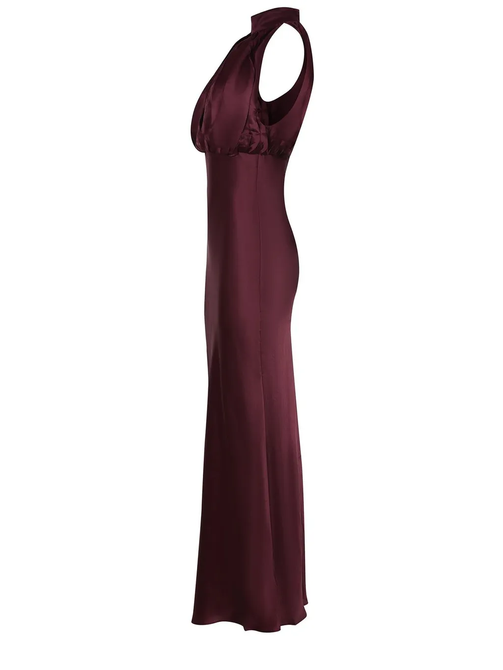Rotate Draped Sleeveless Dress