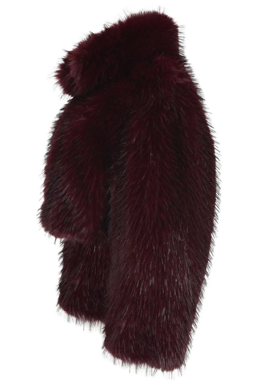 Rotate Cropped Faux Fur Jacket