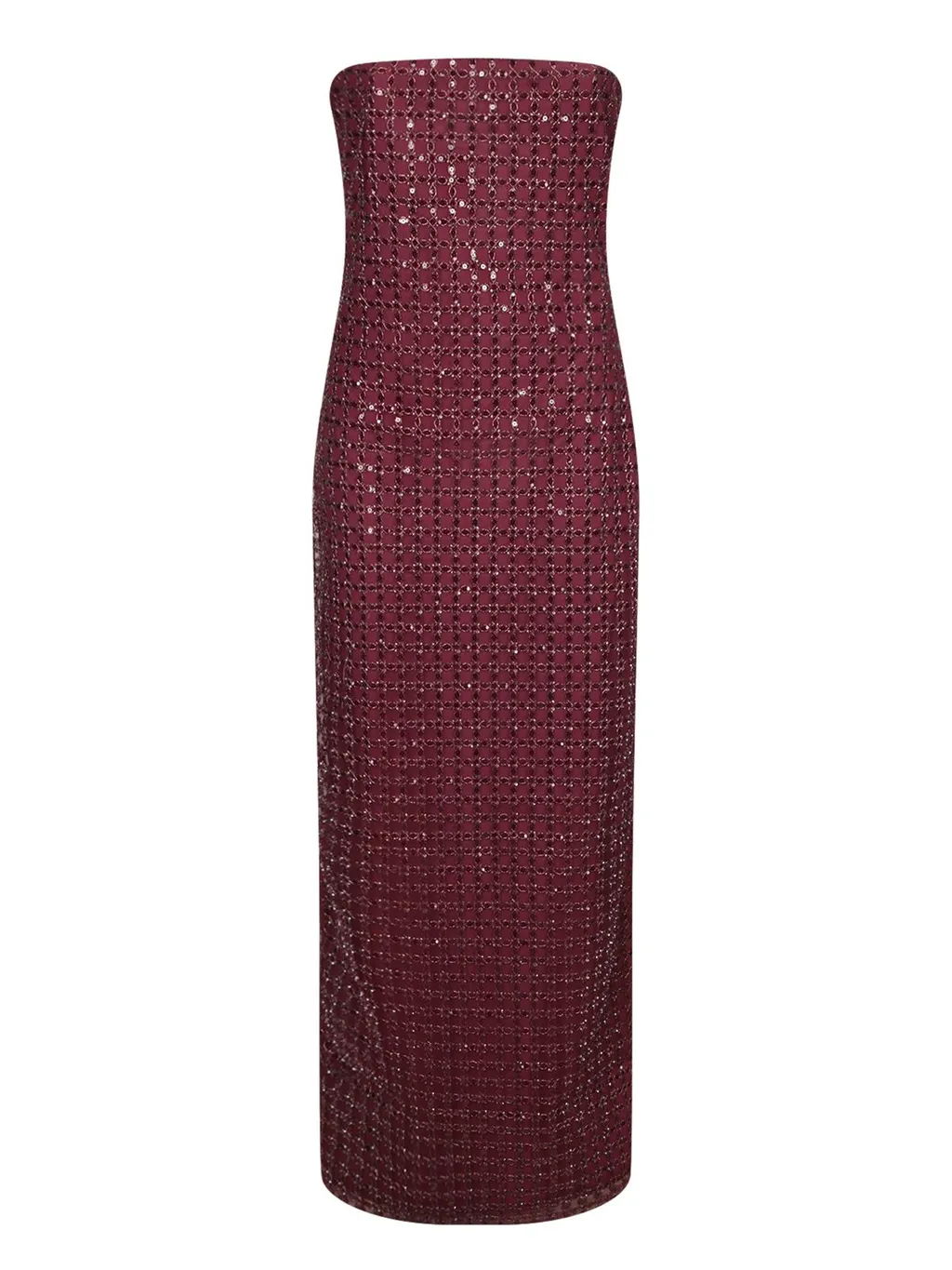 Rotate Beaded Embroidered Long Dress
