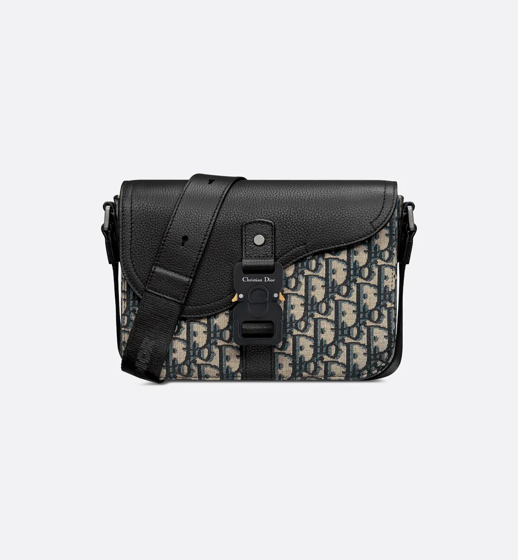 Small Saddle Messenger Bag With Flap
