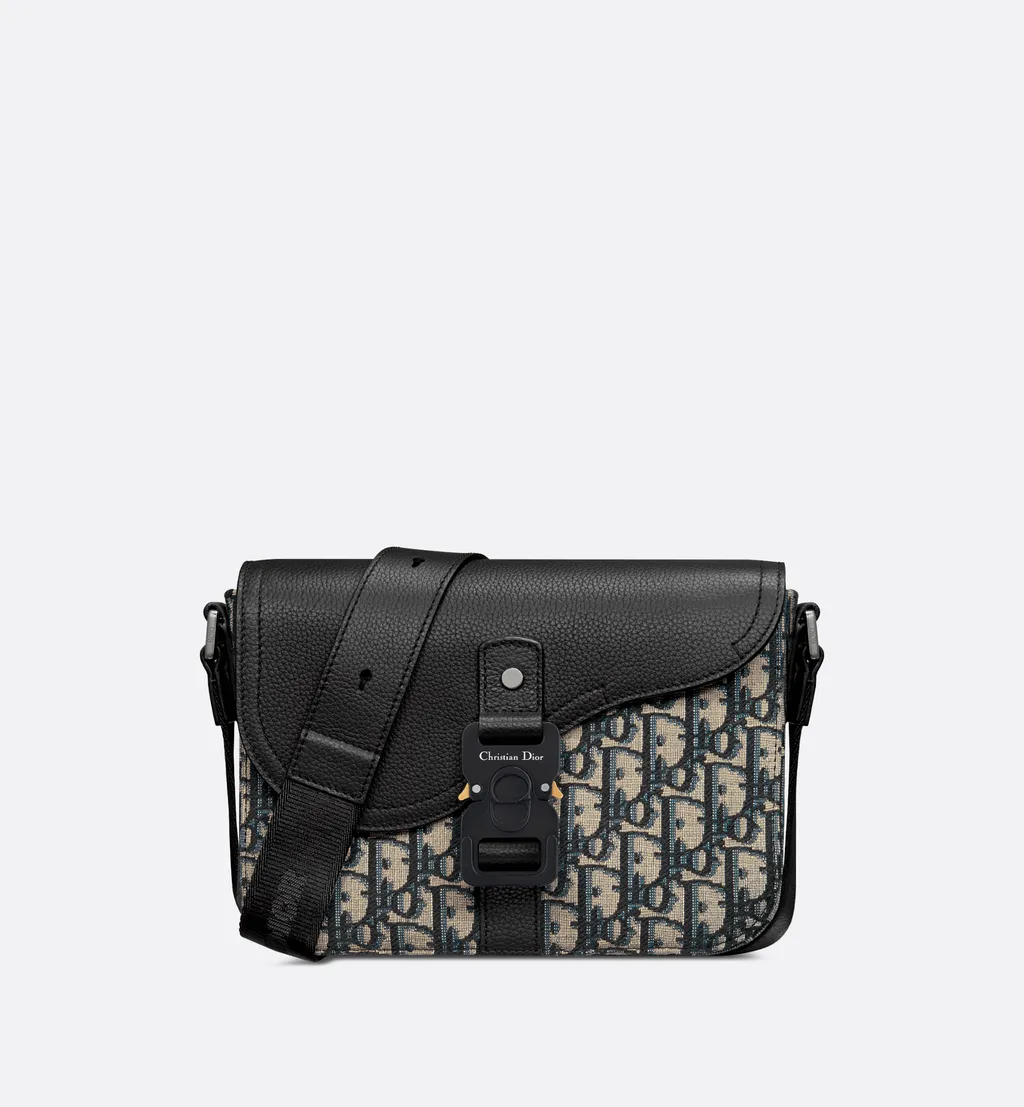 Small Saddle Messenger Bag With Flap