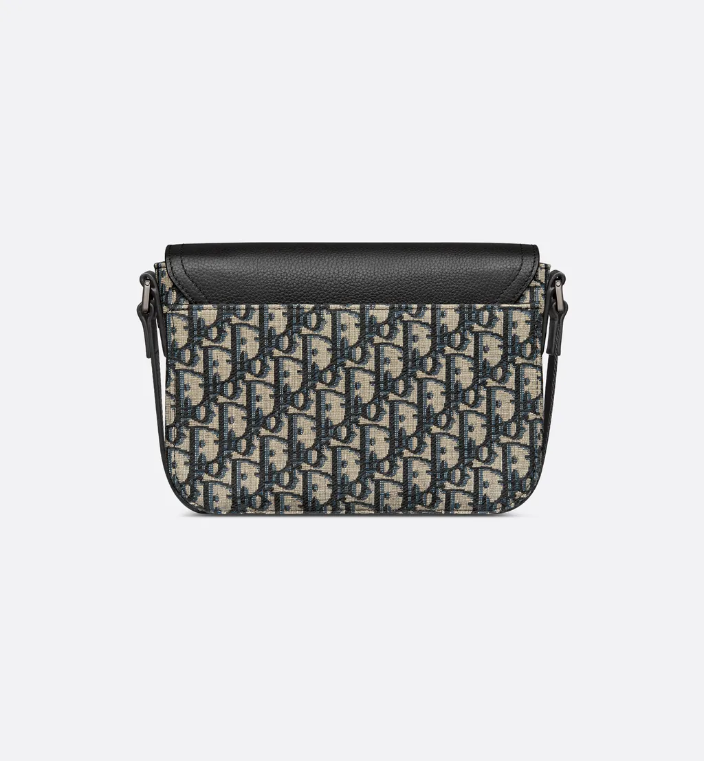 Small Saddle Messenger Bag With Flap