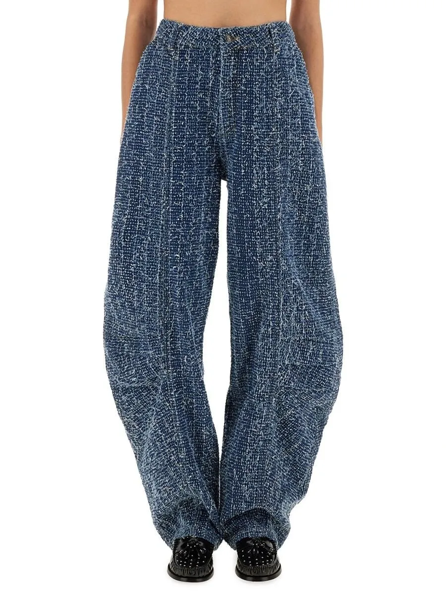 Rotate Denim Loose Fit Pants