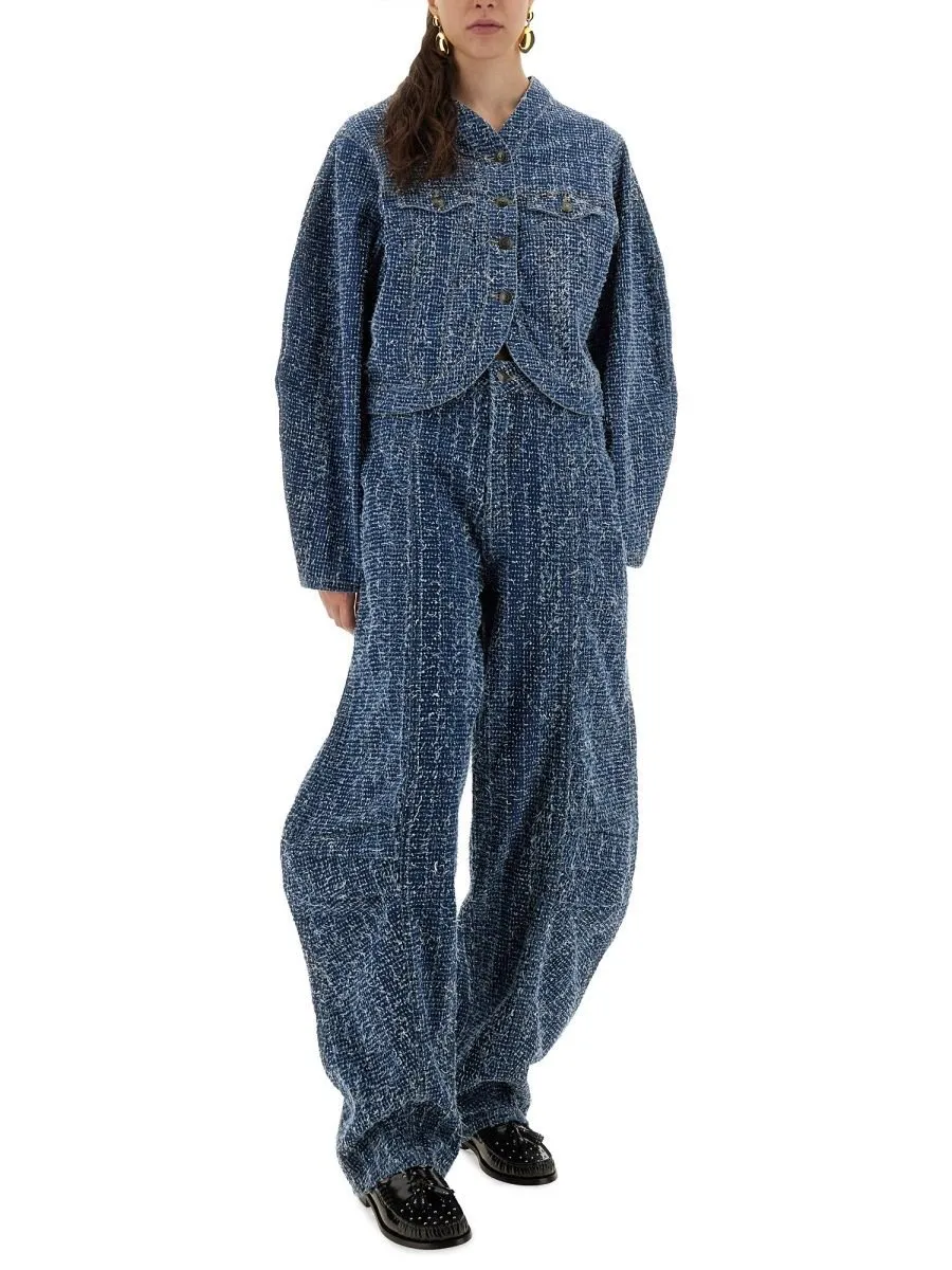 Rotate Denim Loose Fit Pants