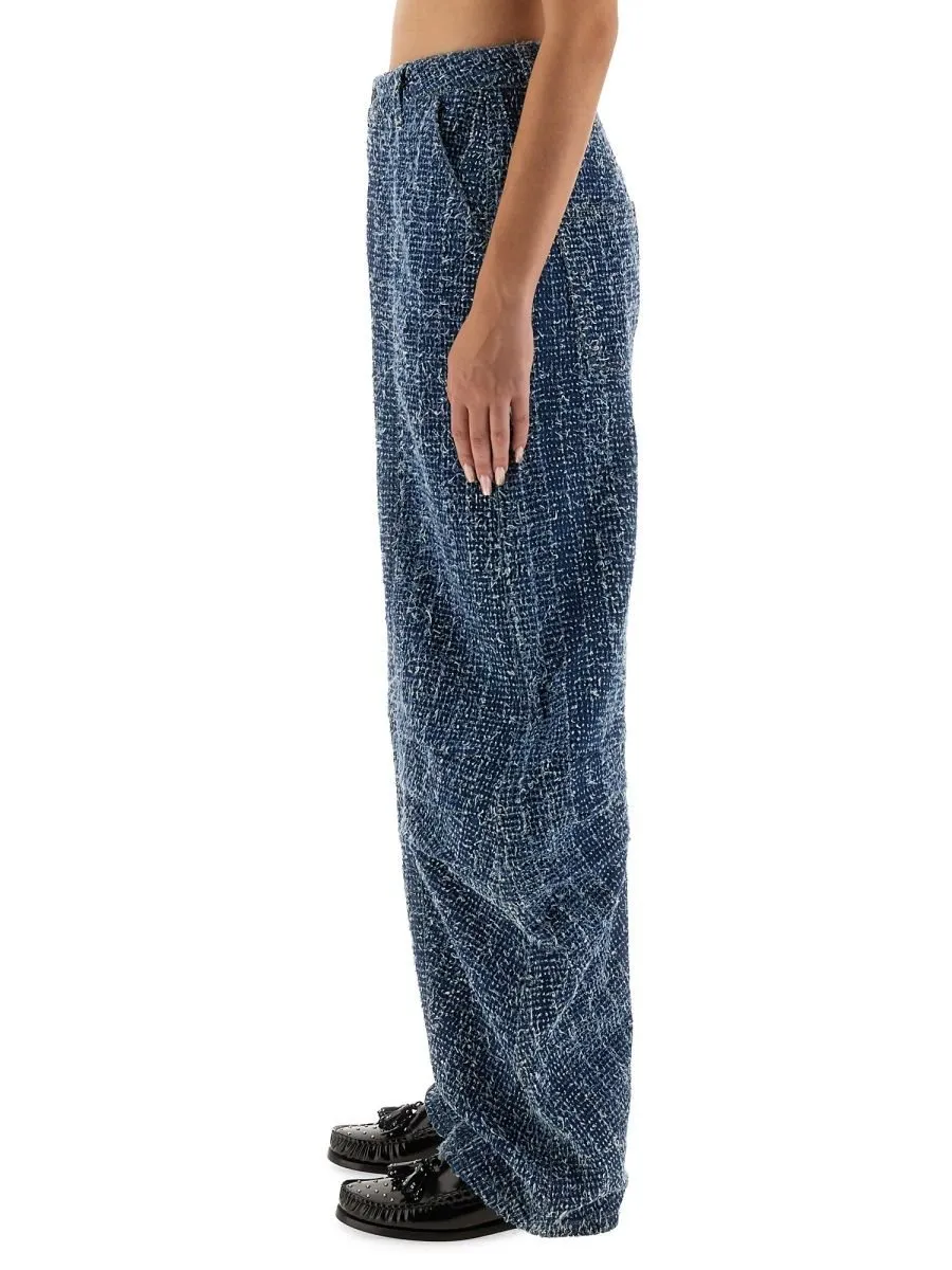 Rotate Denim Loose Fit Pants