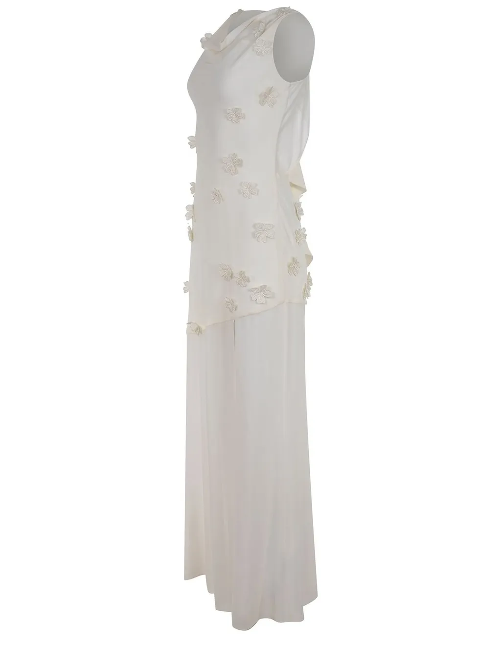 Rotate Floral Embellished Sleeveless Dress