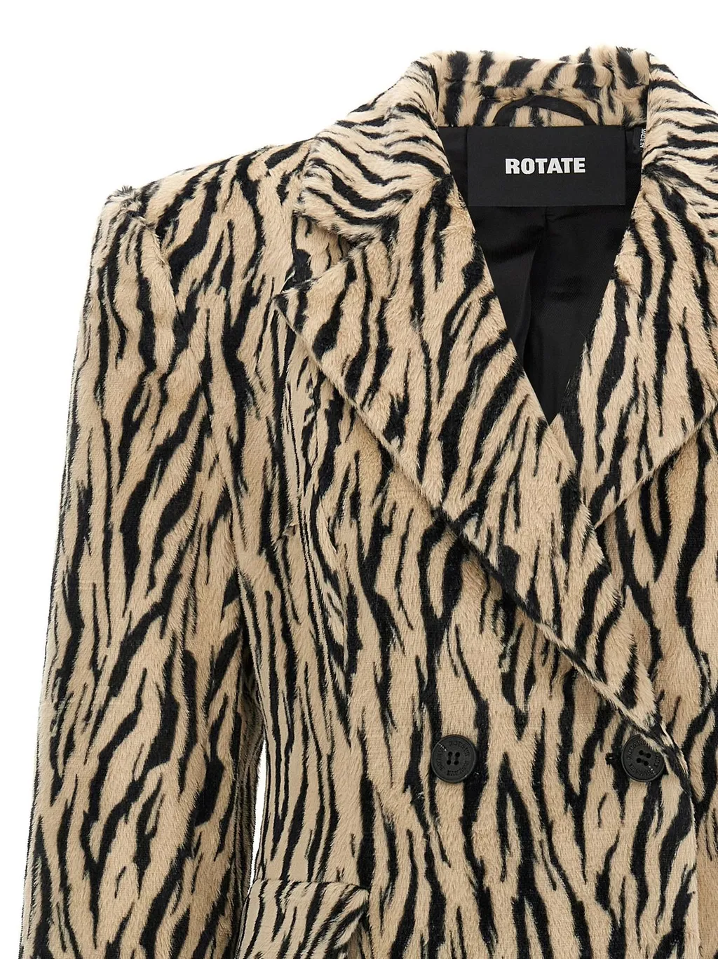Rotate Venetta Animal Print Coat