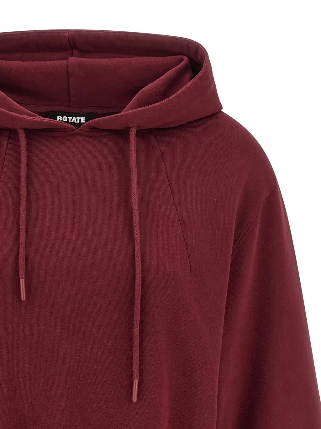 Rotate Terry Back Cropped Hoodie