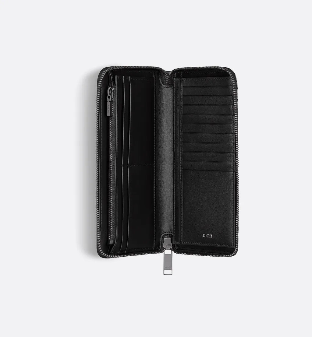 Long Vertical Zipped Wallet