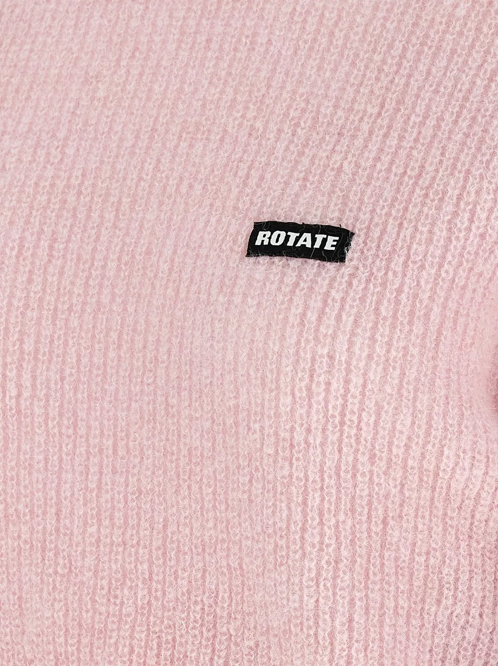 Rotate Logo Patch Crewneck Knitted Jumper