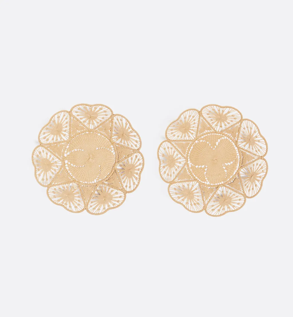 Set Of Two Baskets With Heart Motif