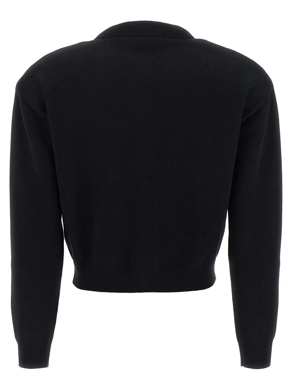 Rotate Logo Lettering Crewneck Cardigan
