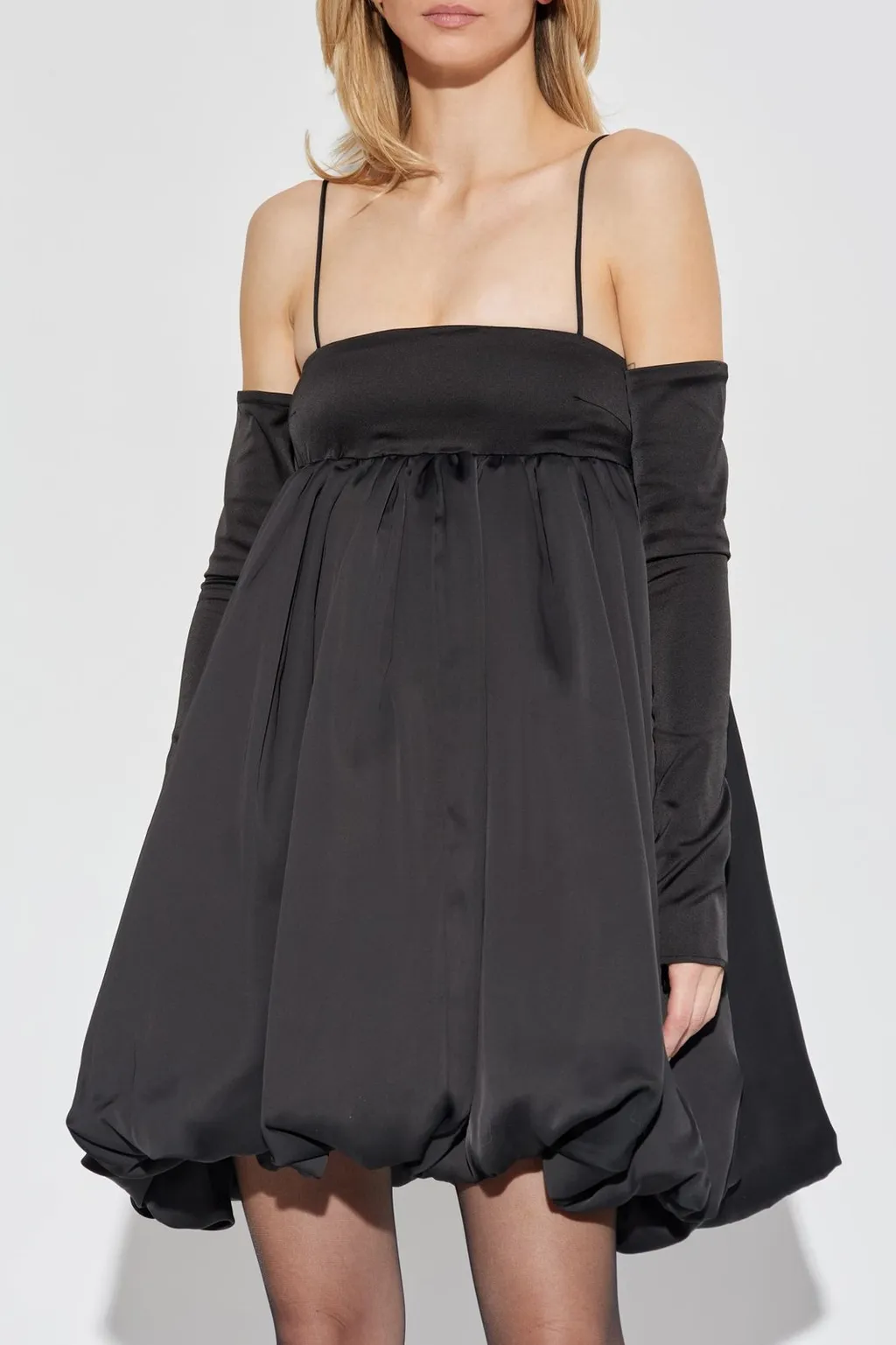 Rotate Off-Shoulder Balloon Mini Dress