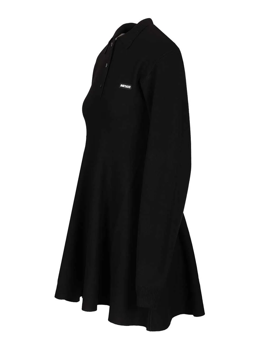 Rotate Slinky Knitted Polo Dress
