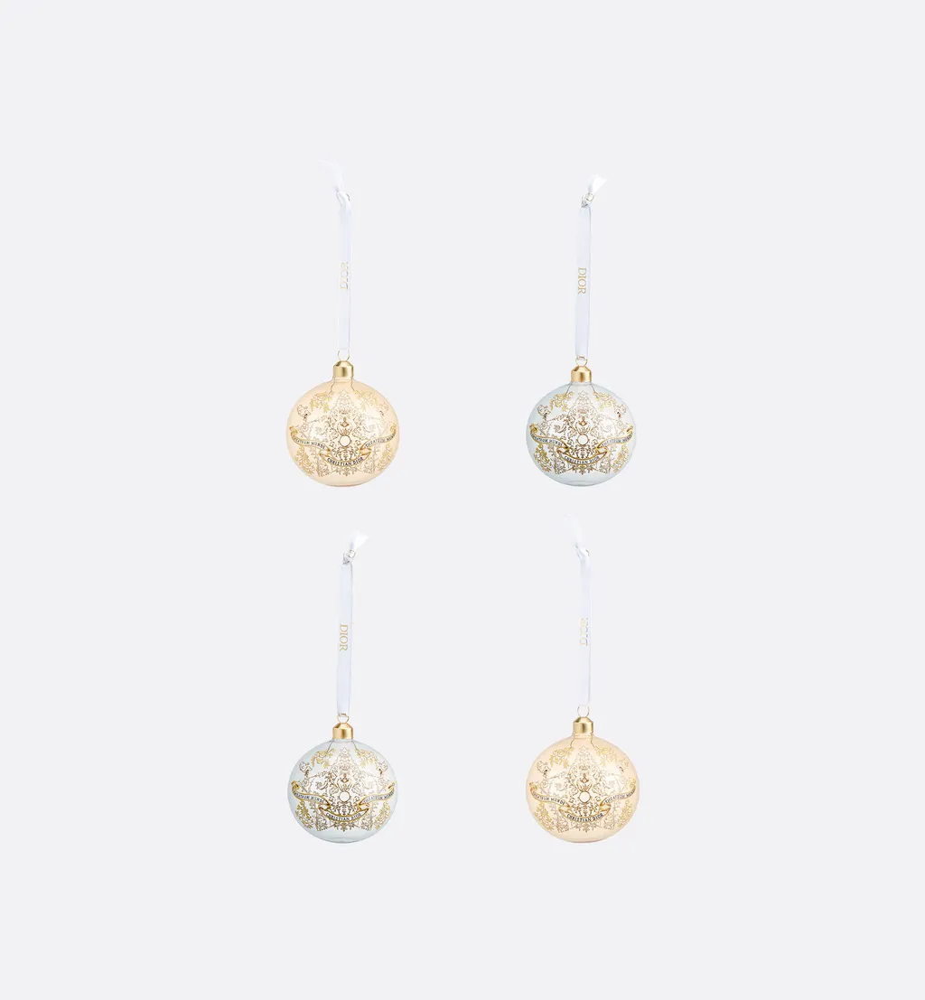 Set Of Four Christmas Ornaments