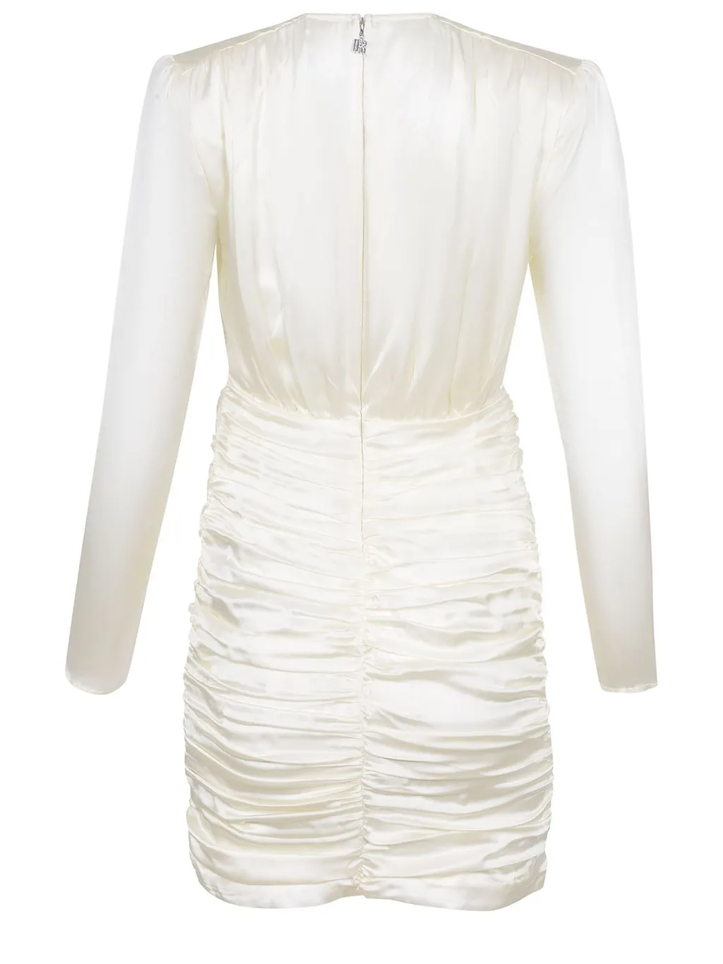 Rotate Ruffled Silk Dress