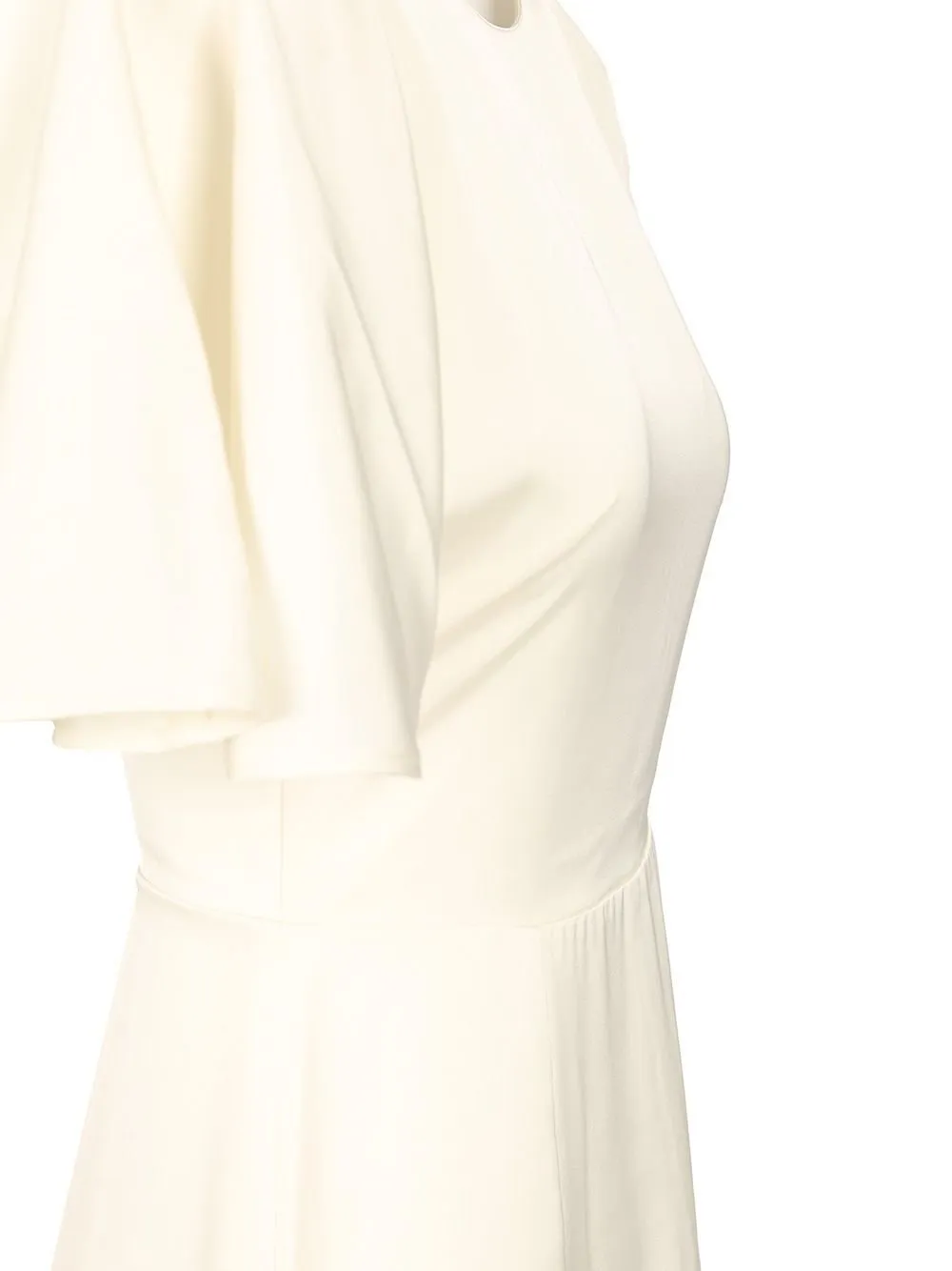 Rotate Satin Slit Midi Dress
