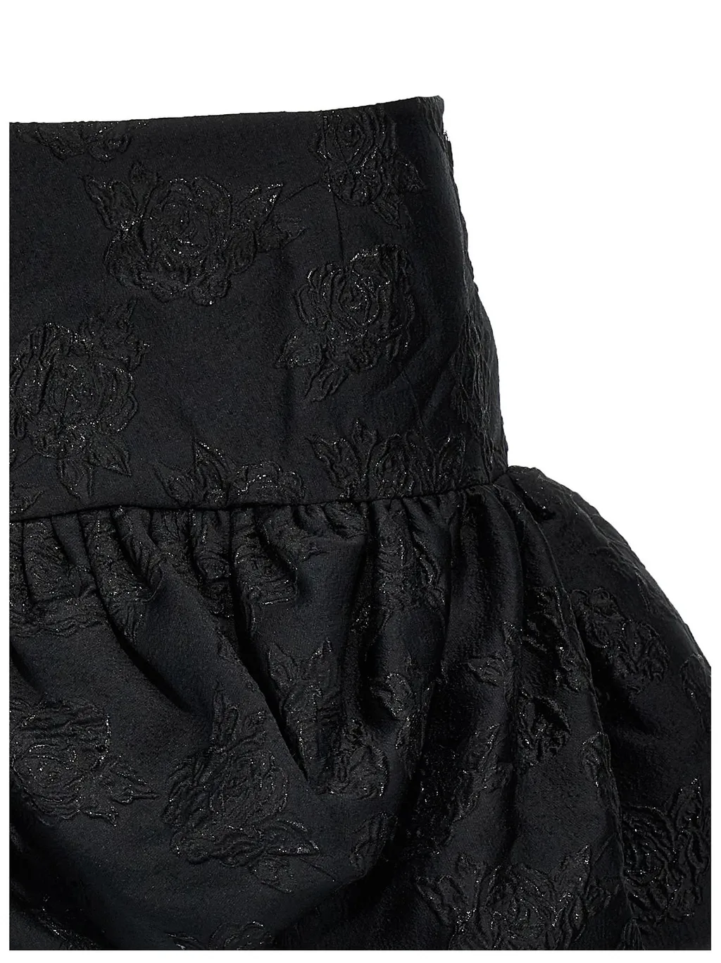 Rotate Monogram Jacquard Mini Skirt