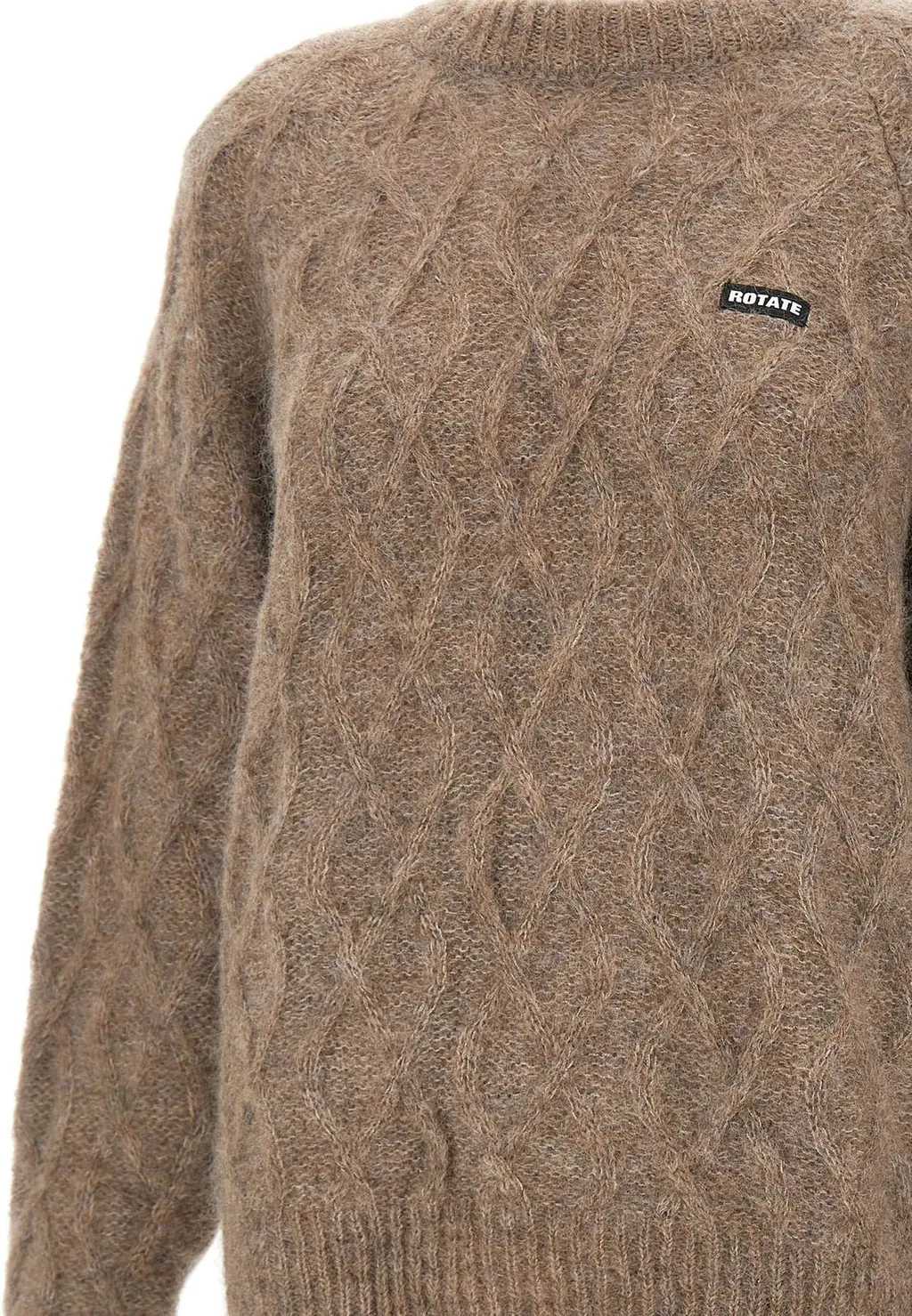 Rotate Cable-Knit Jumper