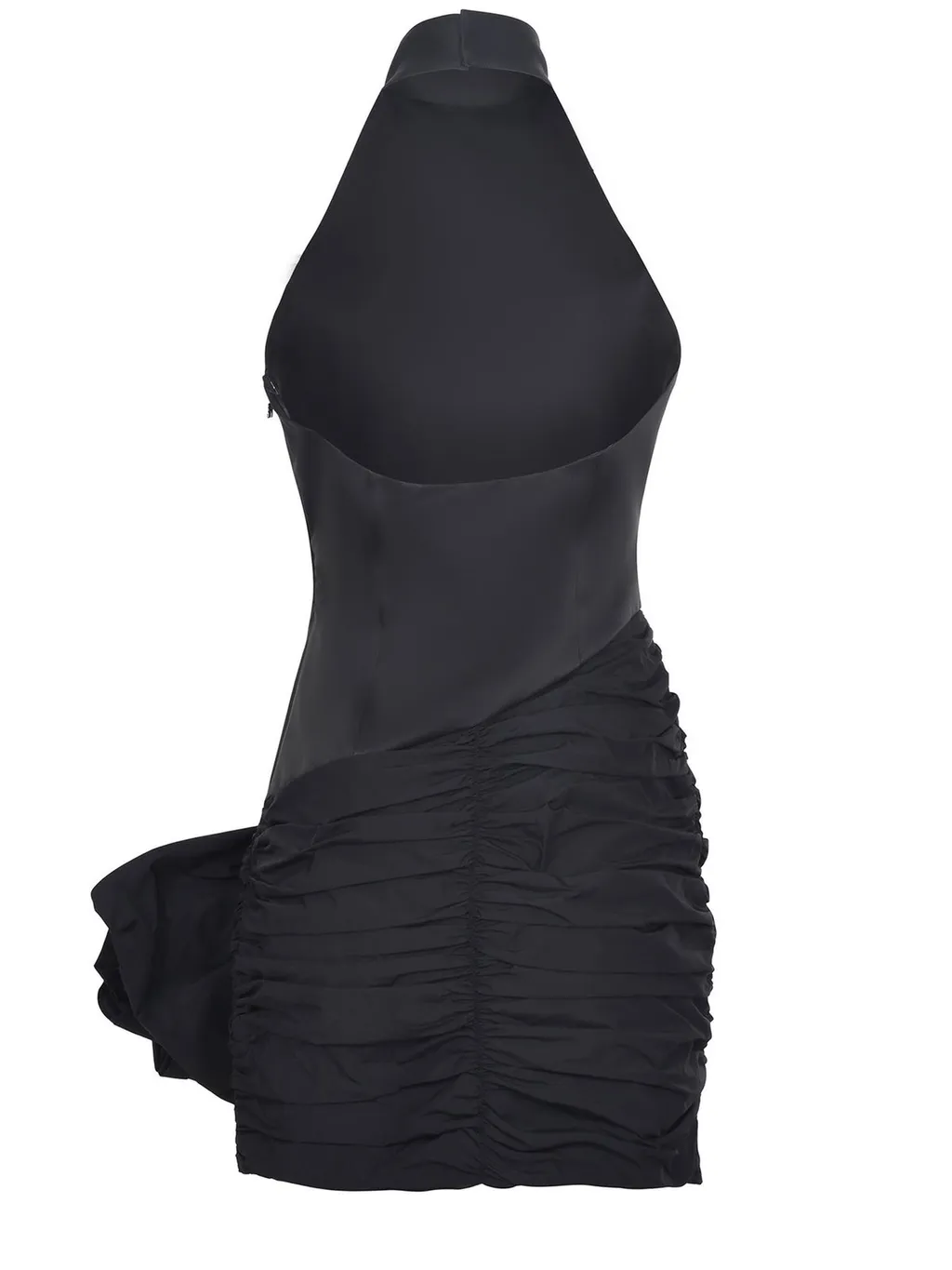 Rotate Draped Bow Mini Dress