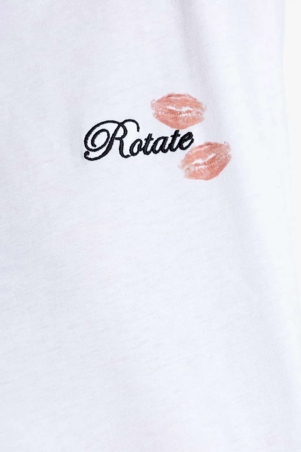 Rotate Logo-Embroidered T-Shirt