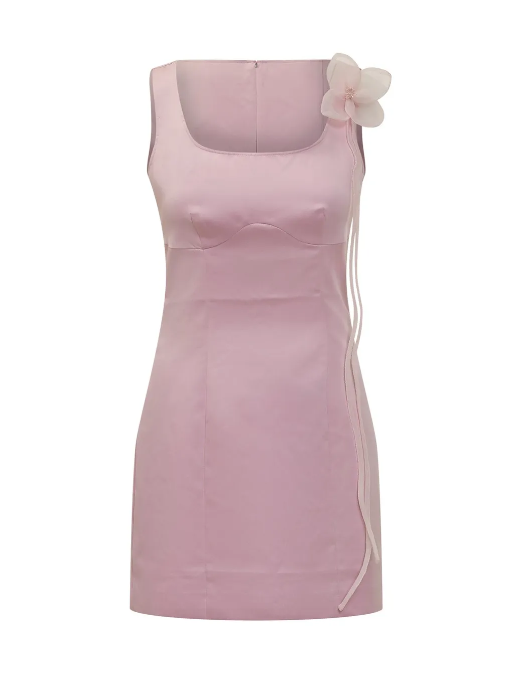 Rotate Satin Flower Dress