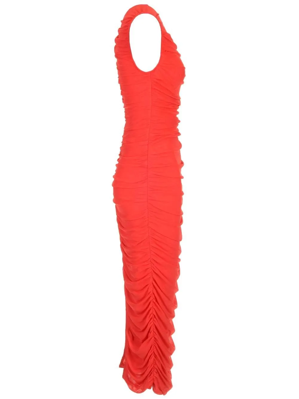 Rotate Mesh Sleeveless Midi Dress