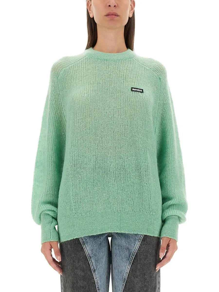 Rotate Logo Lightweight Crewneck Jumper