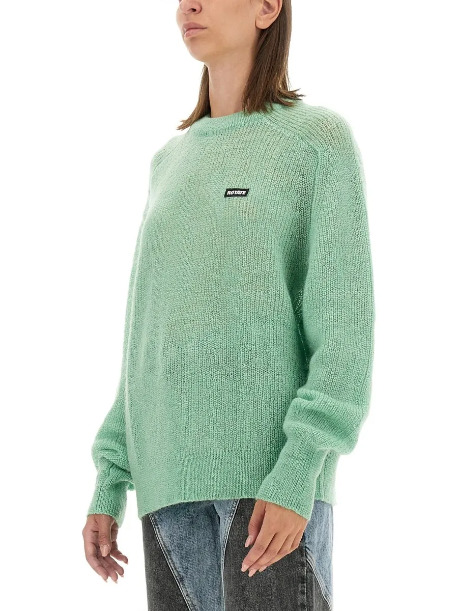 Rotate Logo Lightweight Crewneck Jumper