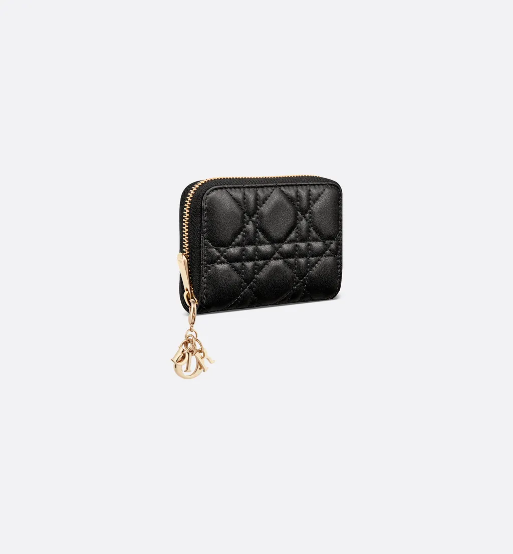 Small Lady Dior Voyageur Coin Purse