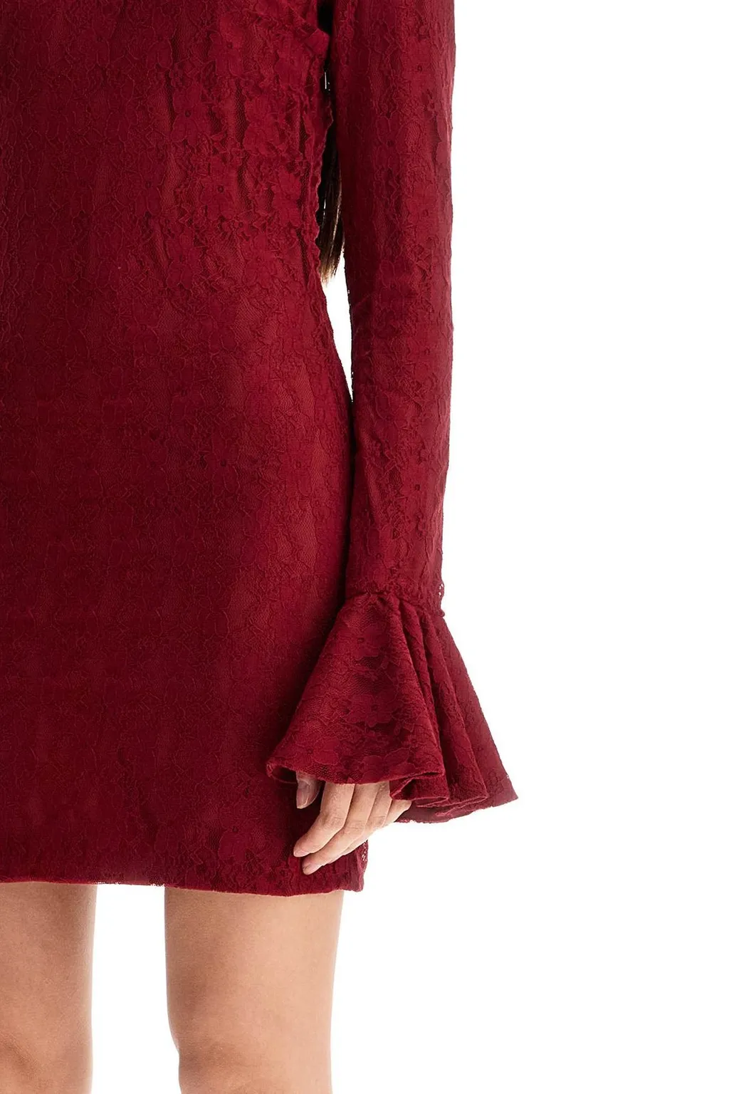 Rotate Lace Mini Dress