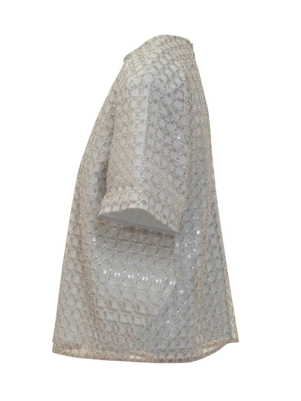 Rotate Beaded Oversized Top