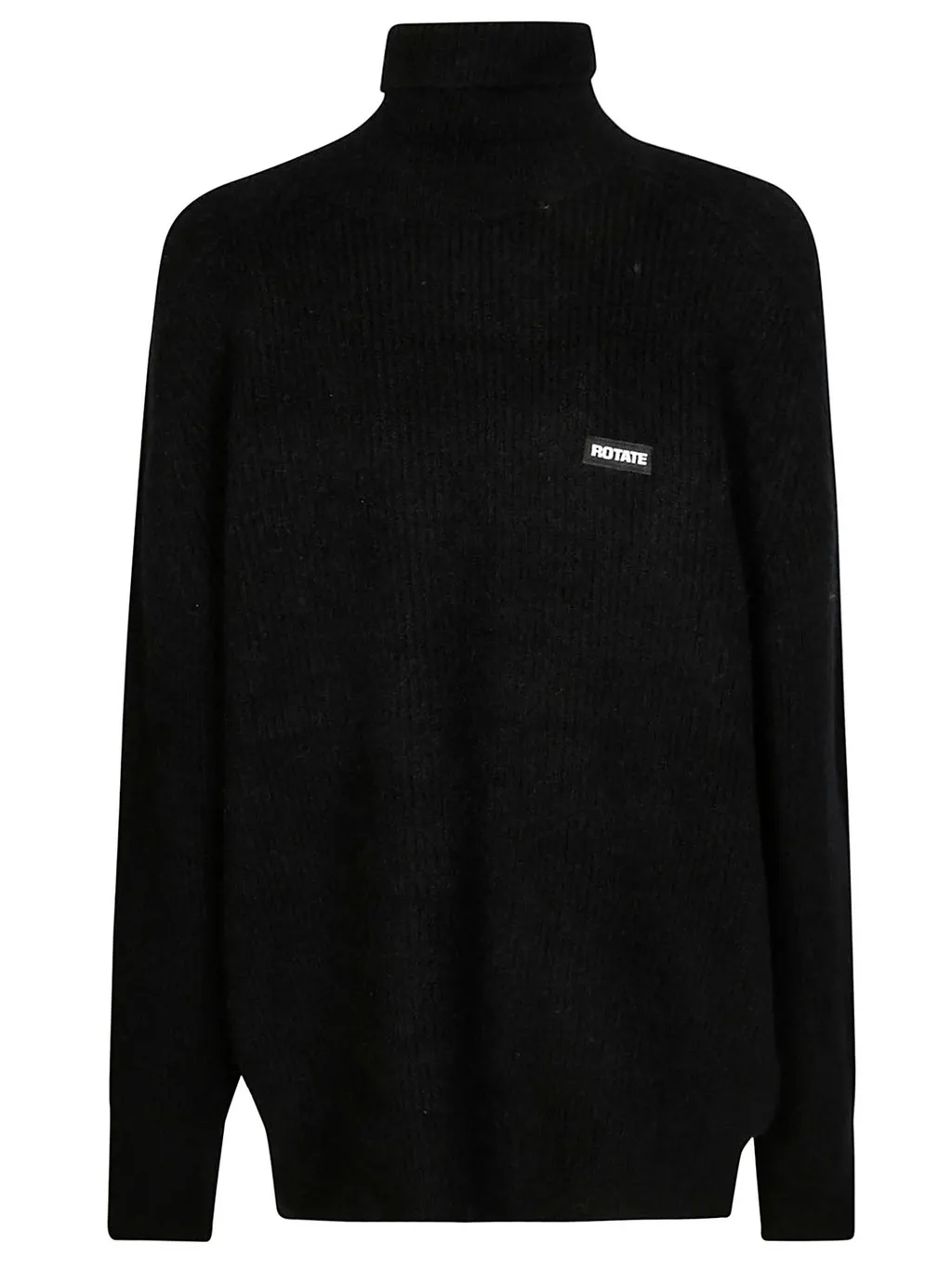Rotate Logo Patch Turtleneck Jumper
