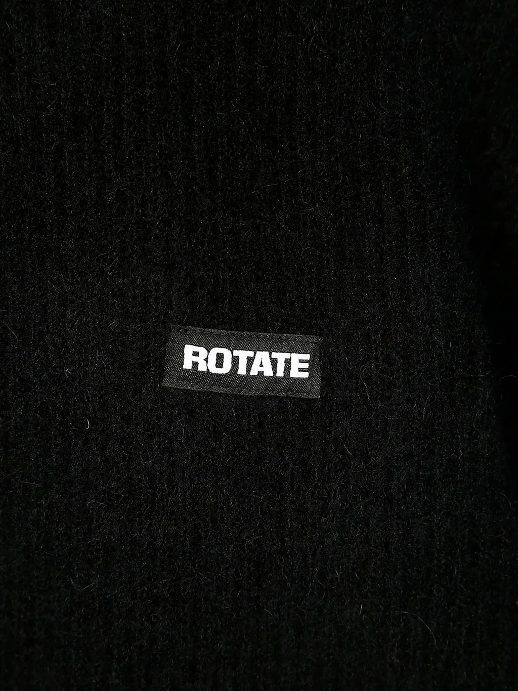 Rotate Logo Patch Turtleneck Jumper