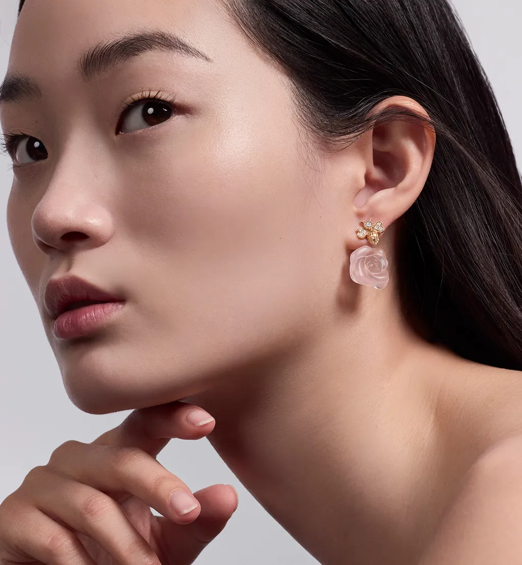 Rose Dior Pré Catelan Earrings