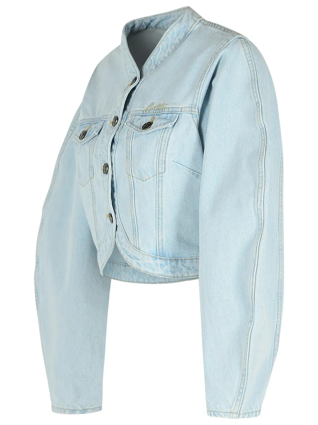 Rotate Round Sleeve Denim Jacket