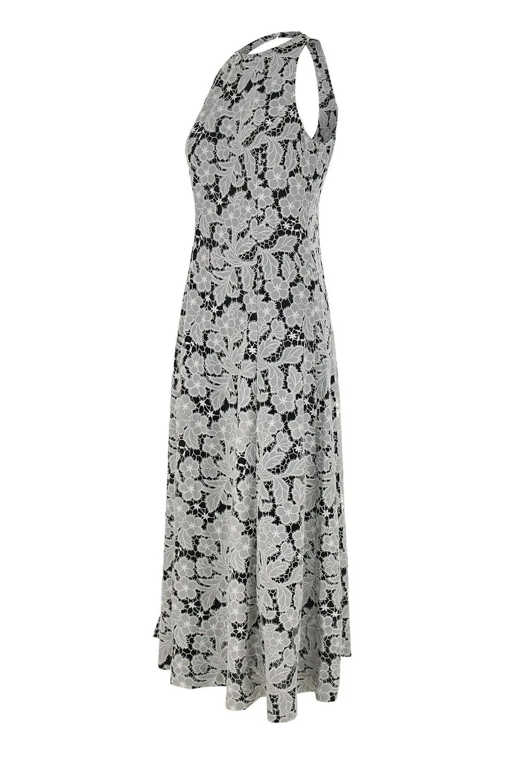 Rotate Anglais A-Line Midi Dress