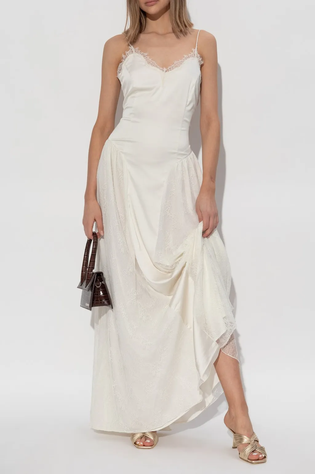 Rotate Gown With Lace Details